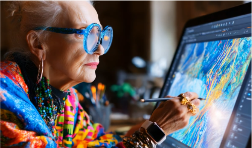시니어 디지털 아트